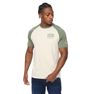 Crosshatch Heren Bretsby T-Shirt (Olijf)