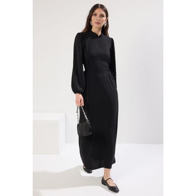 Damesjurk, recht model, lang model, casual/dagelijks, ontspannen hijab