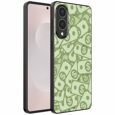 Geschikt voor Samsung Galaxy S25 Edge Telefoonhoesje met Geld Opdruk - TPU Backcover Case With Money Design - Smartphonica geschikt voor Samsung Galaxy S25 Edge
