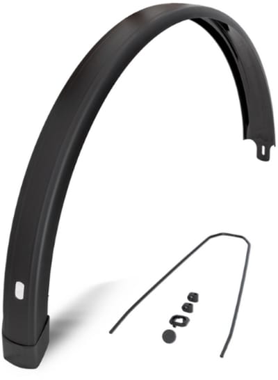 EF spatbord achter Tempo Square 28 inch 65mm zwart