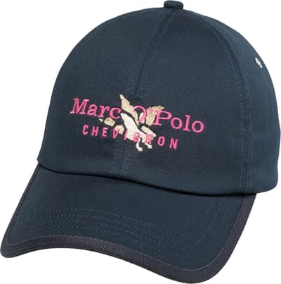 Marc O'Polo Woven Cap Dark Navy Donkerblauw