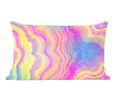 Sierkussens - Kussentjes Woonkamer - 60x40 cm - Agaat - Regenboog - Neon - Edelstenen