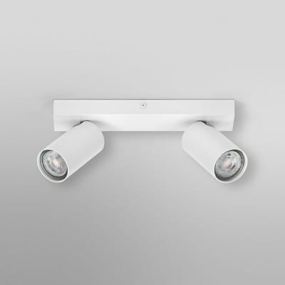 OSRAM LED SPOT OCTAGON 2 x 3,4W, GU10, 460lm, wit, 2.700K kleurtemperatuur, warm witte lichtkleur, tijdloos ontwerp, vervangbare ledlamp, ideaal voor interieurs, CRI 90, verstelbare koppen