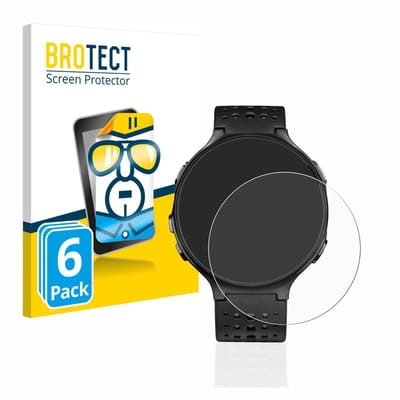 BROTECT - Screenprotector voor Garmin Forerunner 235 - Folie Beschermfolie transparant 6 Stuks