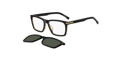 Hugo Boss BOSS 1726/G/CS Black striped brown 55/17/145 MAN Zonnebrillen