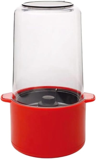 Popcornmachine Hetelucht - Popcornmaker Kernel Maïs - Thuisfeestjes Organiseren - Eenvoudig te Gebruiken - 10x115x26cm - Wit