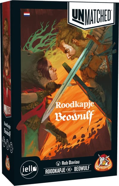 White Goblin Games - Unmatched: Roodkapje vs Beowulf - expertspel - 2 spelers - 20 minuten - Vanaf 10 jaar - Met de helden: Roodkapje en Beowulf