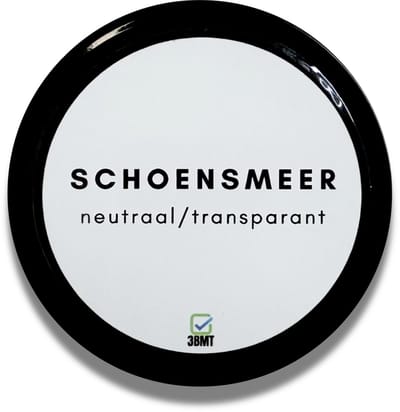 Schoensmeer Neutraal – Transparante Schoenpoets voor Leer – 50 ml – 3BMT®