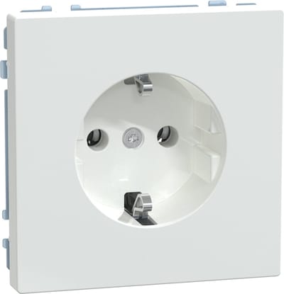 Stopcontact - Inbouw - Randaarde - Lotuswit - Systeem Design - Schneider Electric - MTN2301-6035