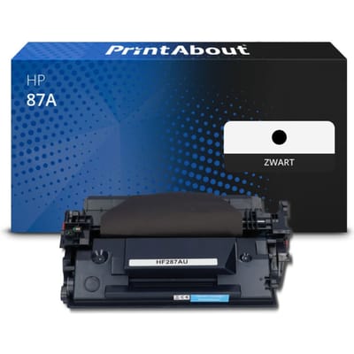 PrintAbout huismerk Toner 87A (CF287A) Zwart Geschikt voor HP