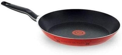 Koekenpan - Koekenpan Rood - Koken - Antiaanbaklaag - 24 cm - Rood