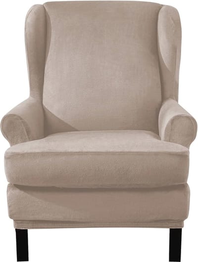 Elastische stretch hoes voor oorfauteuil - Fluwelen stoelhoes in diverse kleuren
