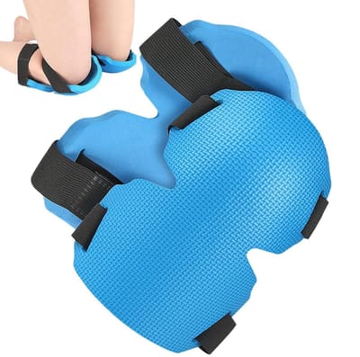 Kniebeschermers - Knielkussen - Tuinieren en klussen - Geoptimaliseerde pasvorm - 22 x 16 cm - Blauw