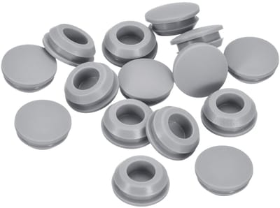 Dailygoods- Siliconen Stopjes 18 Stuks - Ronde Rubberen Stoppen - Kliksluiting - Waterdichte Doppen - Afdichtingsprestaties - Flexibel en Duurzaam