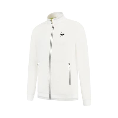 Dunlop Club Knitted Trainingsjack Jongens-Wit