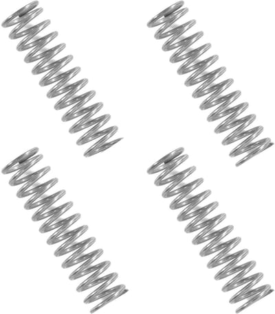 Drukveren Roestvrij Staal - Compressieveren Metalen - Apparaten Repareren - Hoge Elasticiteit - 60 mm 16 mm - Zilverkleurig