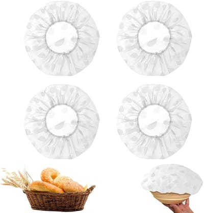 Dailygoods- Broodhoezen 28 cm - Deksel voor gistingsmanden - Deksel voor deeg - Herbruikbaar - Waterdicht - Schimmelbestendig