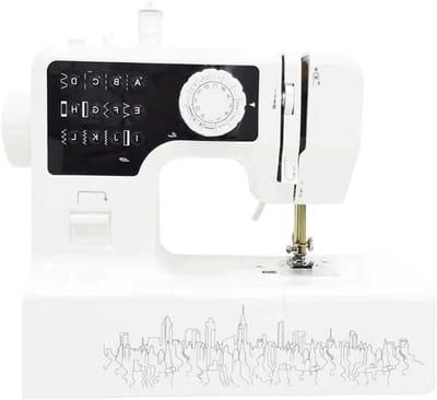 Mini Naaimachine - Draagbare Naaier - Kleine Reparaties - 12 Steekpatronen - 321x130x271MM - One Color
