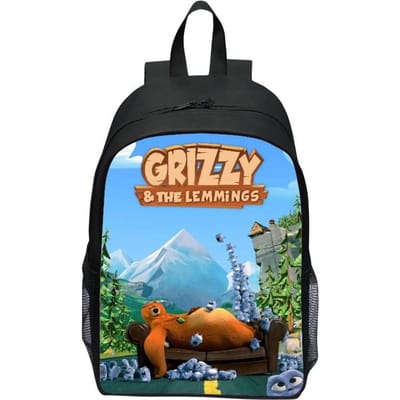 16 inch kinderrugzak Grizzy Beer basisschoolrugzak kleuterschool jongens en meisjes rugzak