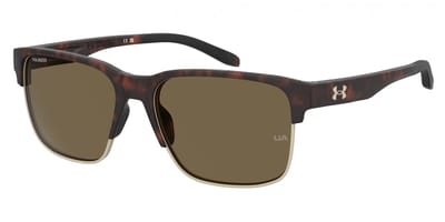 Under Armour UA ASSIST EDGE Havana 57/17/140 UNISEX Zonnebrillen