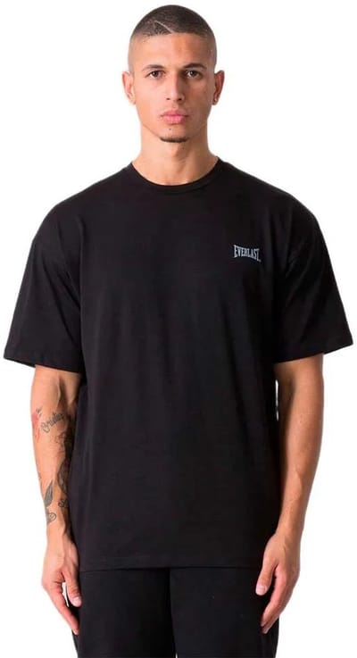 Everlast Over Fit T-shirt Met Korte Mouwen Zwart XL Man
