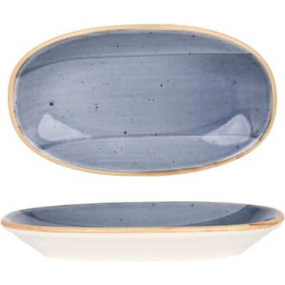 Bonna Serveerschaal - Aura Dusk - Porselein - 19x11 cm - set van 2