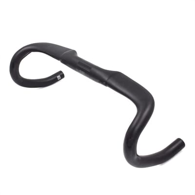 Racefiets Stuur - Fiets Handvat Bar - Comfortabel Fietsen - Lichtgewicht Koolstofvezel - 440mm - Zwart Mat