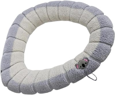 Toiletbril Covers - Zachte Pads - Badkamer Comfort - Anti-pilling Technologie - Versterkte Rand - Grijs