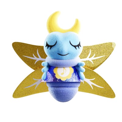 Glowies Vuurvlieg lichtgevende plush - Blauw - incl. slaaptimer