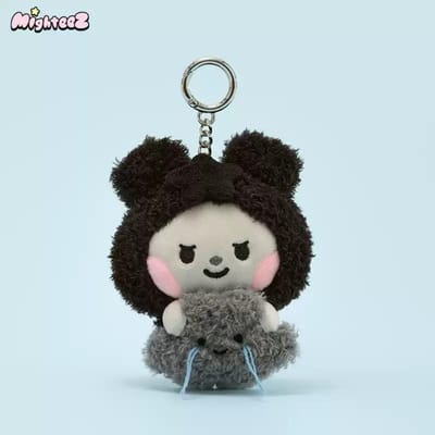 ATEEZ - [MIGHTEEZ WEATHER FAIRY] Pluche Sleutelhanger SEONGHWA black