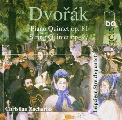 Christian Zacharias & Leipziger Streichquartett - Dvořák: Piano Quintet | String Quintet (CD)