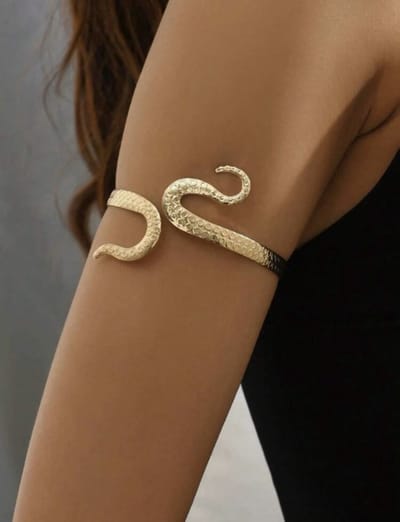 Armband - bovenarmband - armmanchet - armband met slangendesign - belly chain - sieraden - armband mannen - festival - sjaaltje - ketting - armband - armband dames - enkelbandje - sjaal - ventilator - powerbank - handchain - handketting - pride