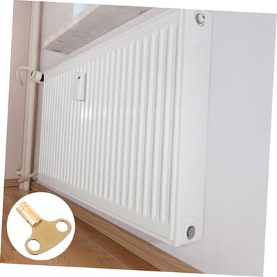 Radiator Ontluchtingssleutel - Verwarmingssleutel - Verwarming Ontluchten - Stevig Koper - 2 Stuks - Goudkleurig