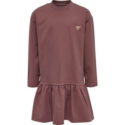 Hummel Sigrid Lang Mouw Jurk Roze 104 cm Meisje