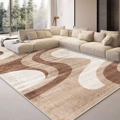 Modern Abstract Tapijt Woonkamer Groot Oppervlak Tapijt Antislip Slaapkamer Garderobe Decoratie Kleed Wasbaar Sofa Salontafel Mat 60*90cm