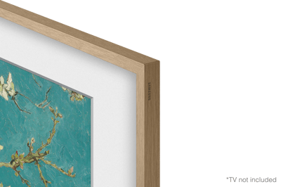 Samsung Verwisselbare lijst 32 inch The Frame Modern - Teakhout look (2023-2026) Beige