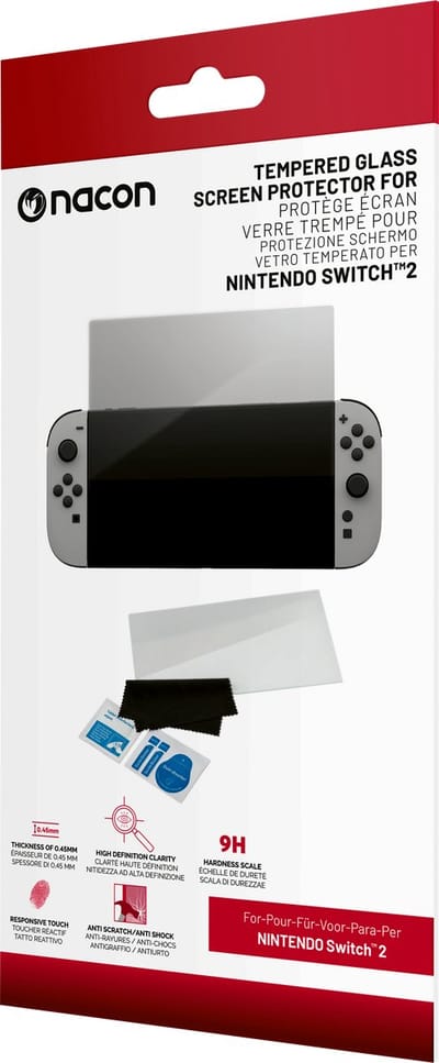 NACON Tempered Glass - Miscellaneous Screenprotector - Nintendo Switch 2