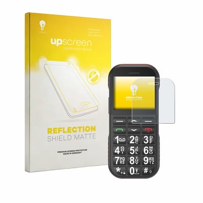 upscreen - Screenprotector voor Ufferson Seniorenhandy - Folie Beschermfolie anti glare matte
