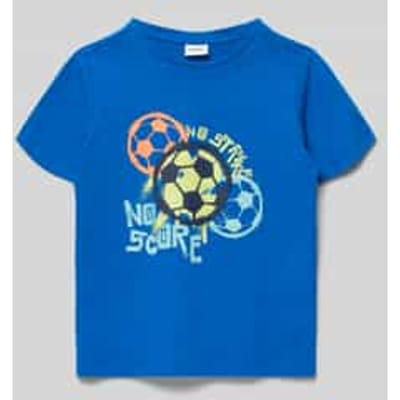 s.Oliver - Jongens t-shirt - Maat 92/98 - Jongens - blauw - onbekend materiaal