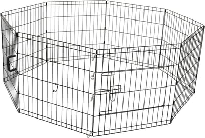 Adori Puppyren Zwart - Hondenbench - 61x76 cm