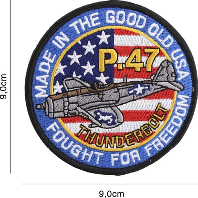 Embleem stof P-47 Thunderbolt