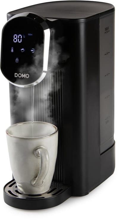 DOMO DO524WK “Aqua Express” Heetwaterdispenser - Instant Waterkoker - 2,5L - 150 tot 500ml - 40-100°C