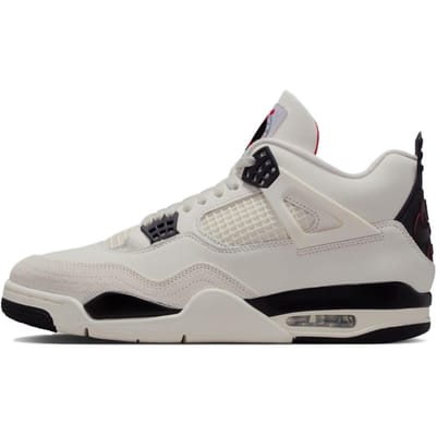 Air Jordan 4 Retro Flight Club Heren Sneakers Wit Zeil Zwart IM4002-100 40 white