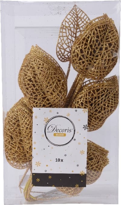 Spray plc l2b16h36 cm goud 10st kerst