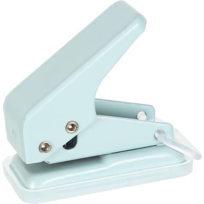 Enkele ring mini perforator 1 gat schattige papier perforator draagbare ronde perforator kawaii kantoor school bindbenodigdheden kantoorbenodigdheden