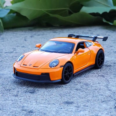 1:32 Por 911 Gt3 Supercar Legering Auto Model Met Terugtrek Mechanisme Geluid Licht Kinderen Cadeau Verzameling Diecast Speelgoed Model