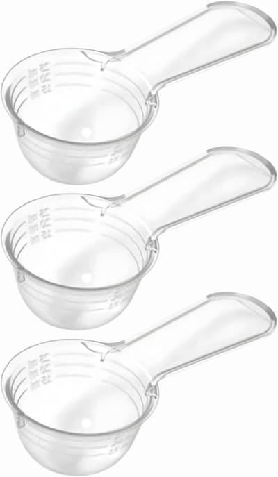 Novaliv 3X maatlepels 30g robuust kunststof Gemaakt in Duitsland Nauwkeurige dosering van poeders en vloeistoffen voor keuken fitness huishouden Perfect voor eiwitpoeder waspoeder maatschep doseerhulp