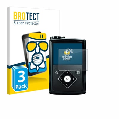 BROTECT - Screenprotector voor Medtronic Minimed 780G/ 770G/ 670G/ 640G/ 630G - Folie Beschermfolie Beschermglas matte 3 Stuks