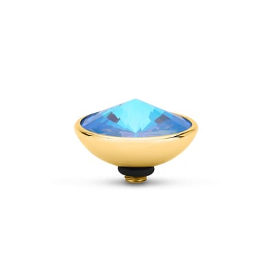 Melano Twisted Gradient Steentje Crystal Ocean Delite | Goud