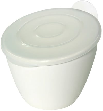 Hachiman Rolle Gootsteenprullenbakje - Wit